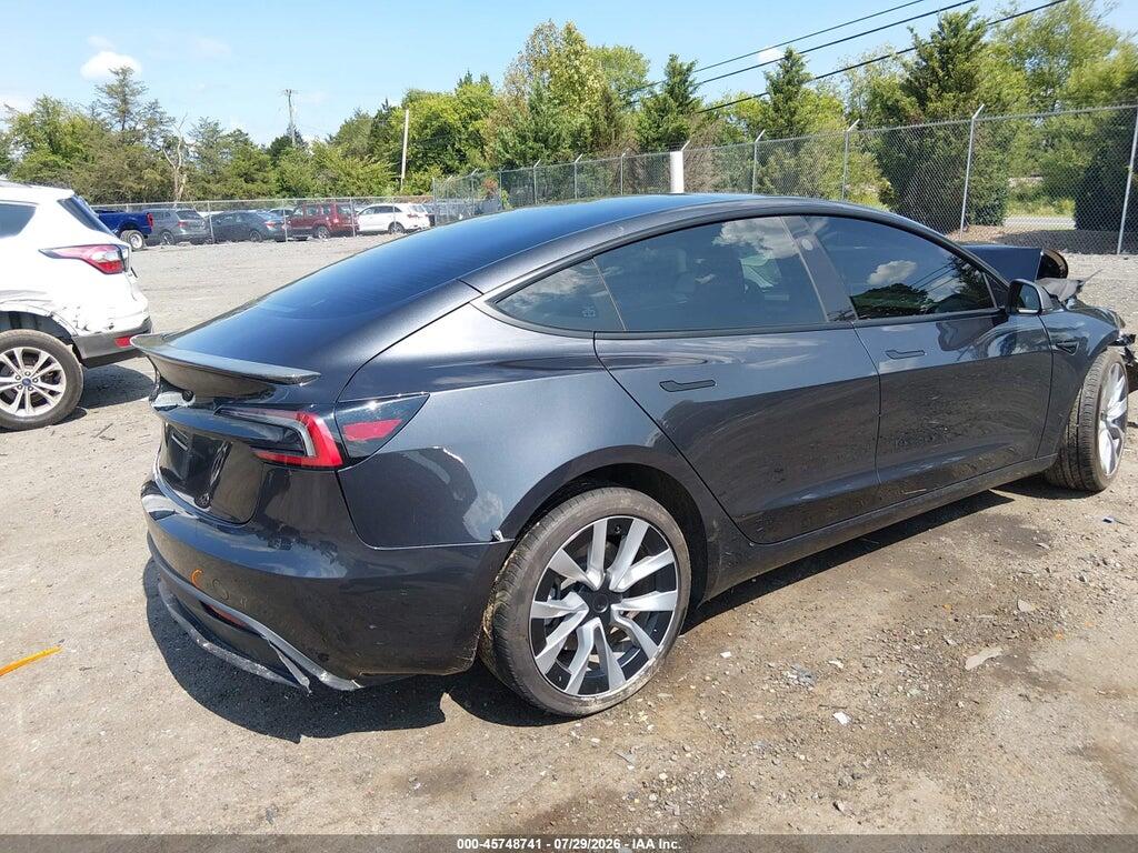 5YJ3E1EA4RF748464 2024 TESLA MODEL 3 photo no. 4