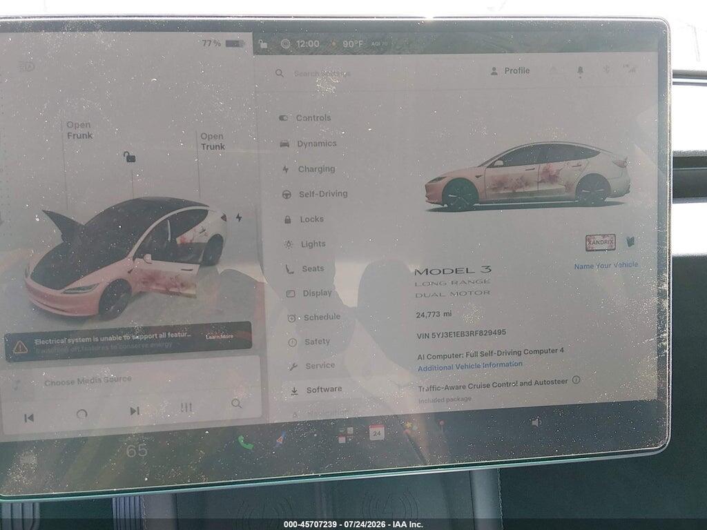5YJ3E1EB3RF829495 2024 TESLA MODEL 3 photo no. 7