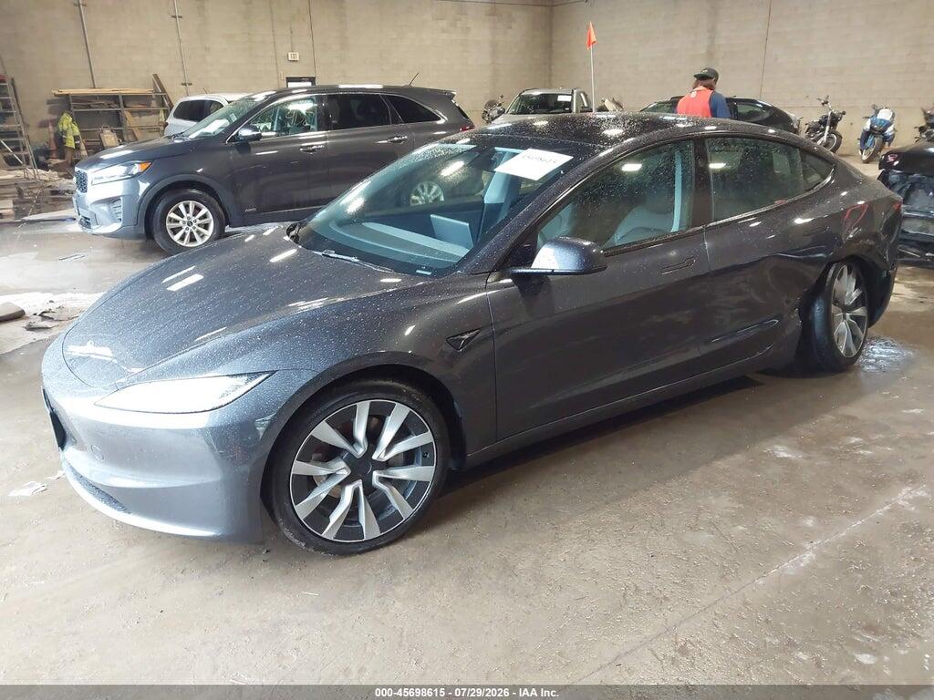 5YJ3E1EB4RF809675 2024 TESLA MODEL 3 photo no. 2