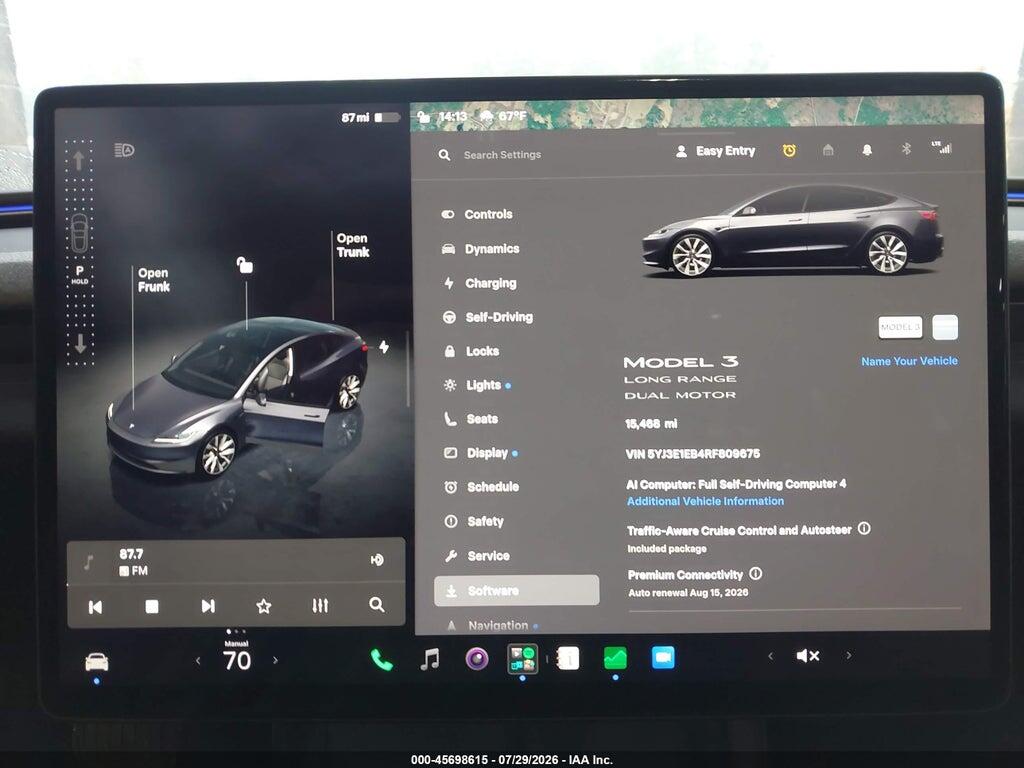 5YJ3E1EB4RF809675 2024 TESLA MODEL 3 photo no. 7