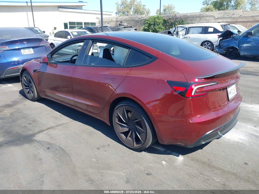 5YJ3E1ET2RF770738 2024 TESLA MODEL 3 photo no. 3