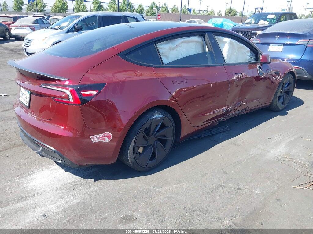 5YJ3E1ET2RF770738 2024 TESLA MODEL 3 photo no. 4