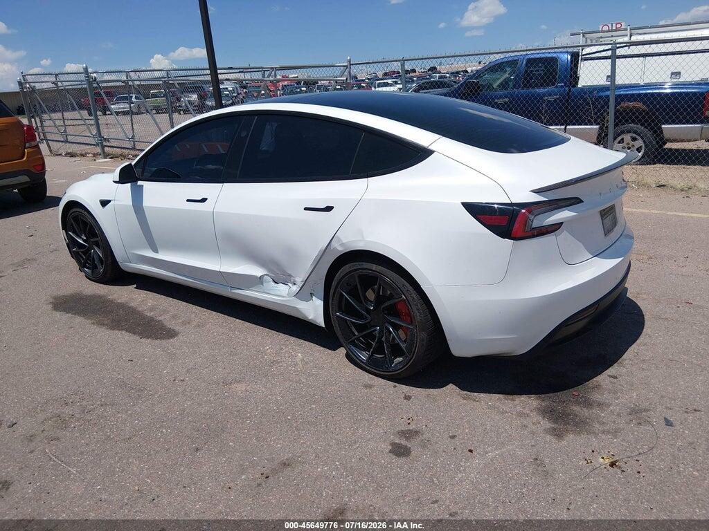 5YJ3E1ET1RF784730 2024 TESLA MODEL 3 photo no. 3