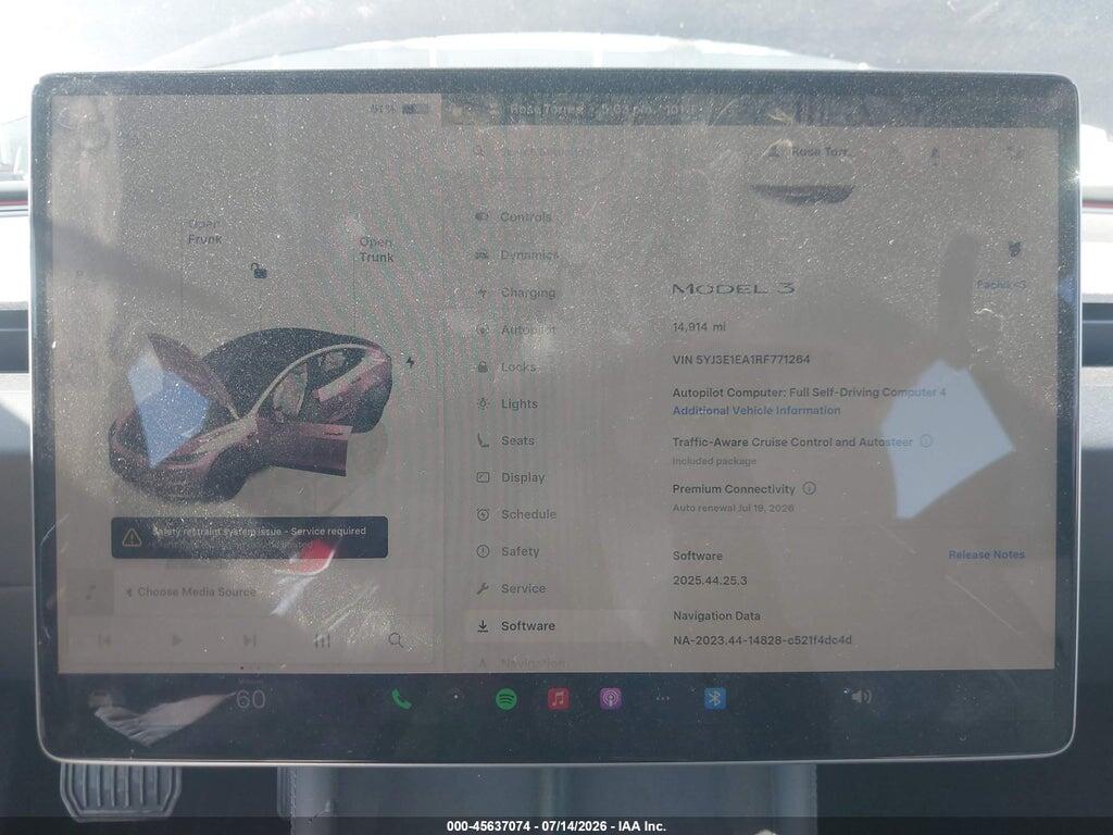 5YJ3E1EA1RF771264 2024 TESLA MODEL 3 photo no. 7