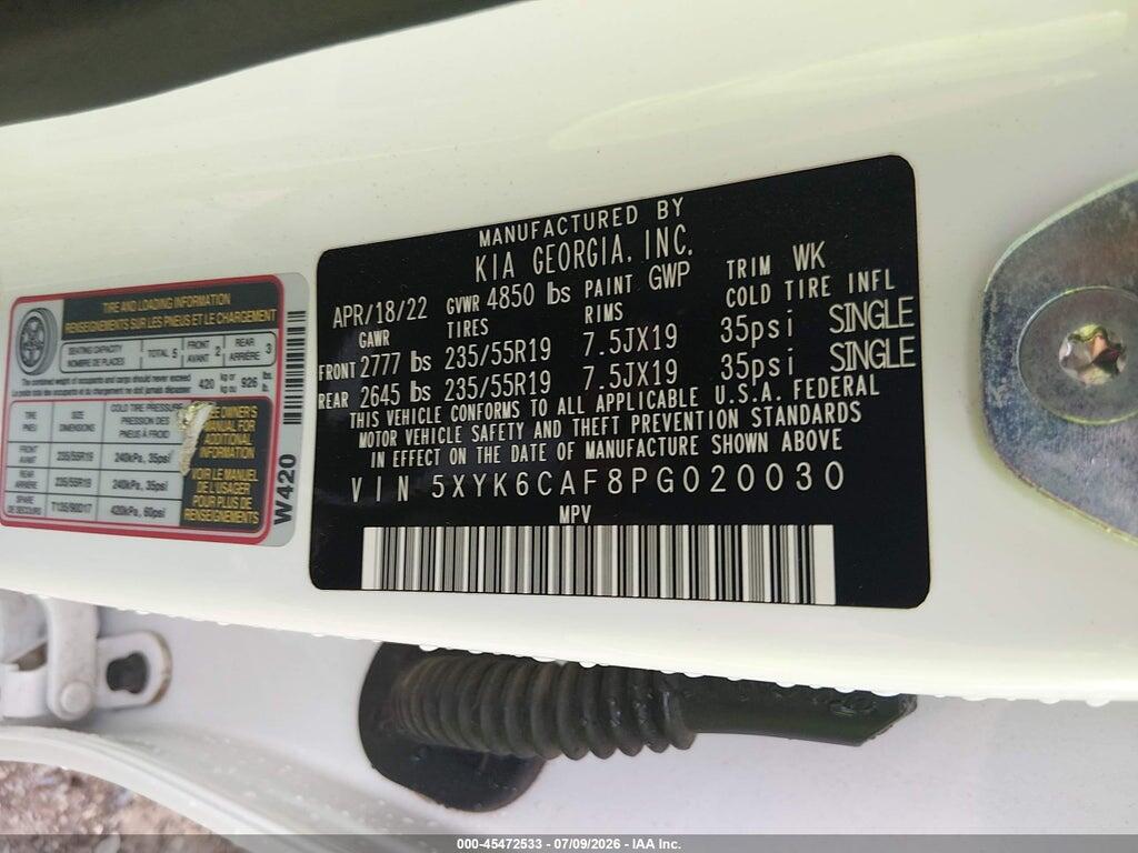 5XYK6CAF8PG020030 2023 KIA SPORTAGE photo no. 9