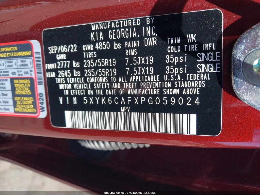 5XYK6CAFXPG059024 2023 KIA SPORTAGE photo no. 9