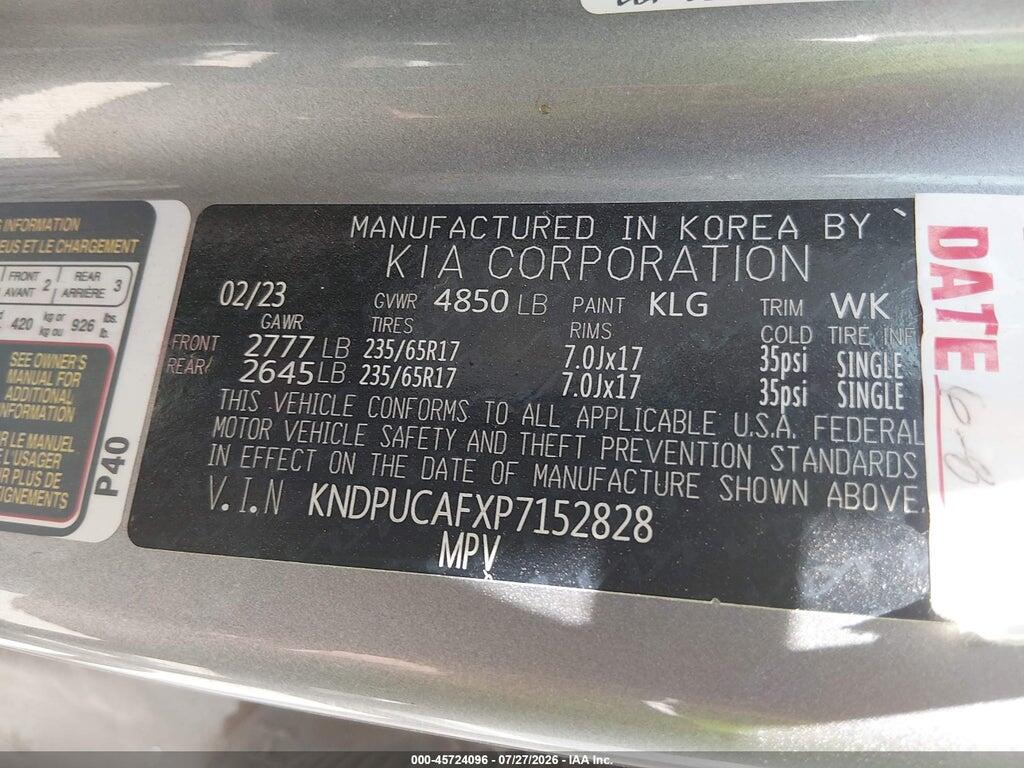 KNDPUCAFXP7152828 2023 KIA SPORTAGE photo no. 9