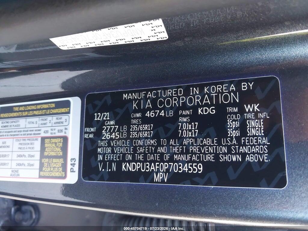 KNDPU3AF0P7034559 2023 KIA SPORTAGE photo no. 9