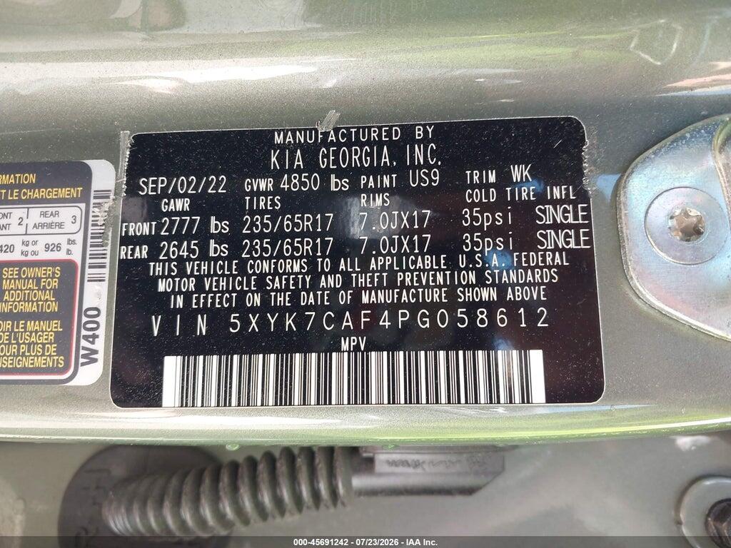 5XYK7CAF4PG058612 2023 KIA SPORTAGE photo no. 9