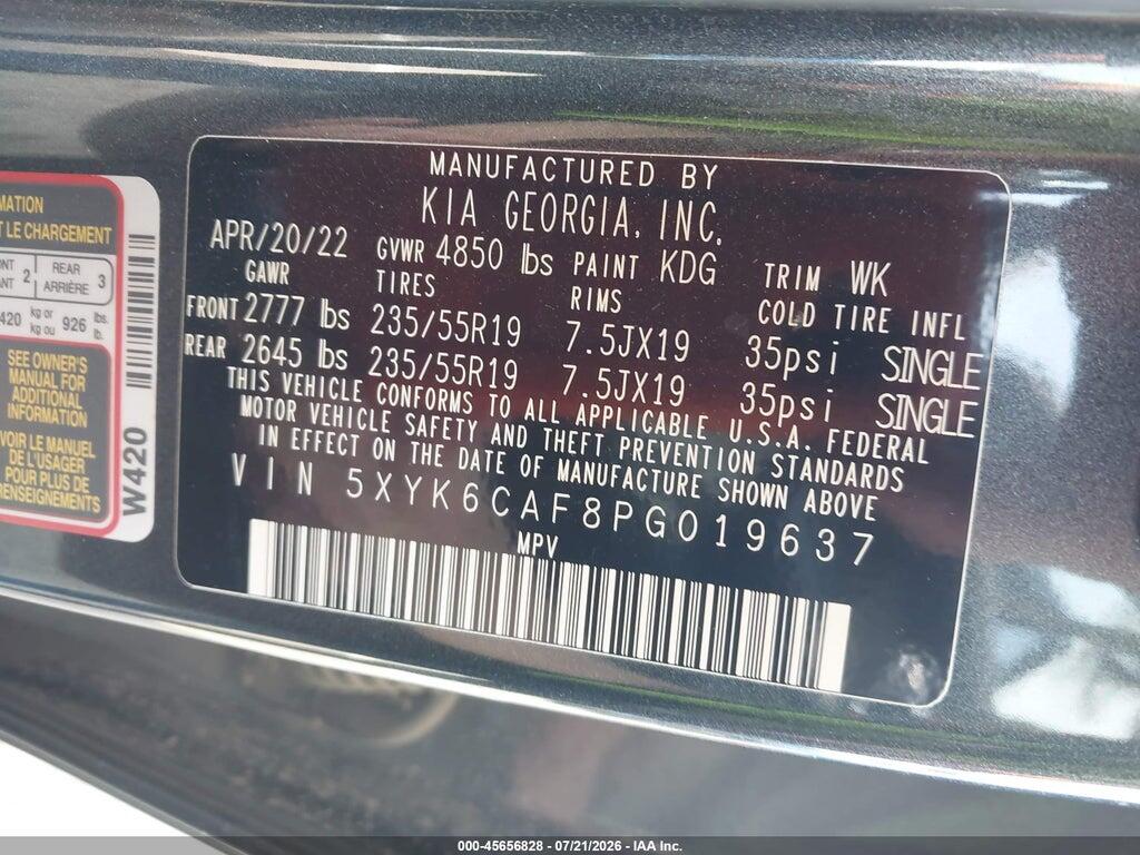 5XYK6CAF8PG019637 2023 KIA SPORTAGE photo no. 9