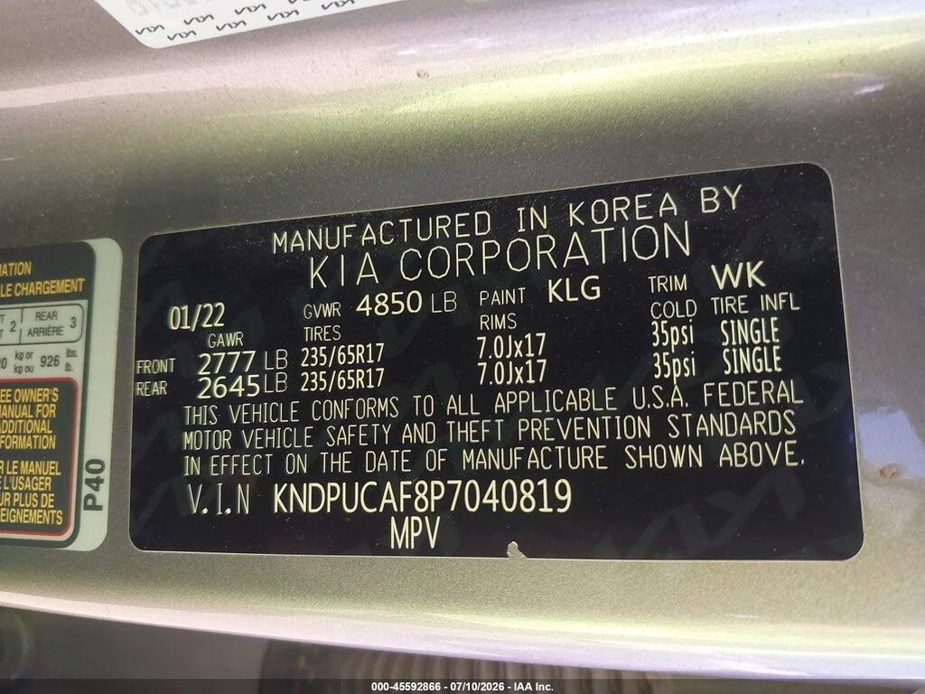 KNDPUCAF8P7040819 2023 KIA SPORTAGE photo no. 9
