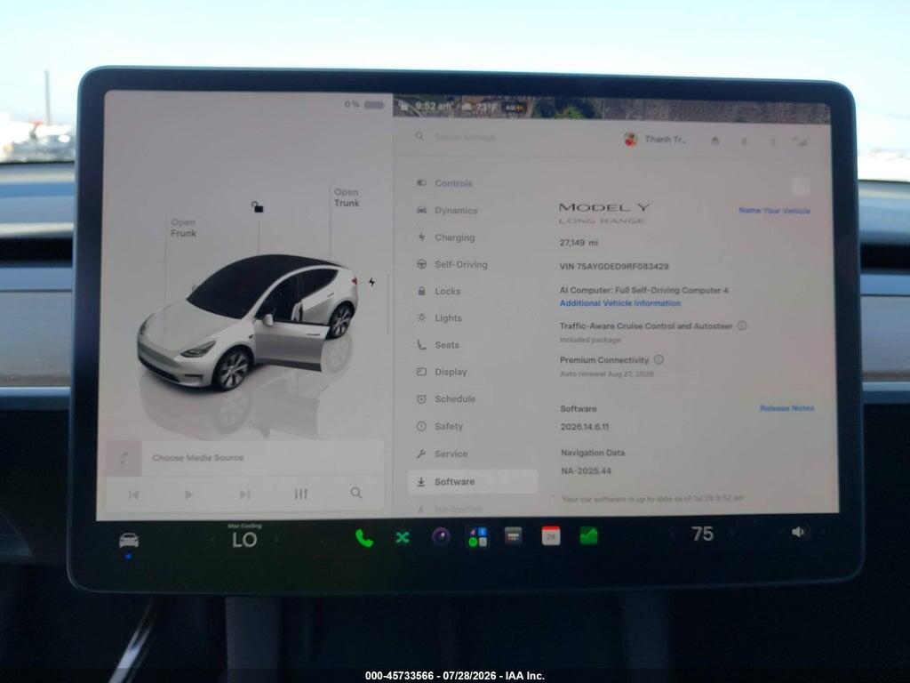 7SAYGDED9RF083429 2024 TESLA MODEL Y photo no. 7