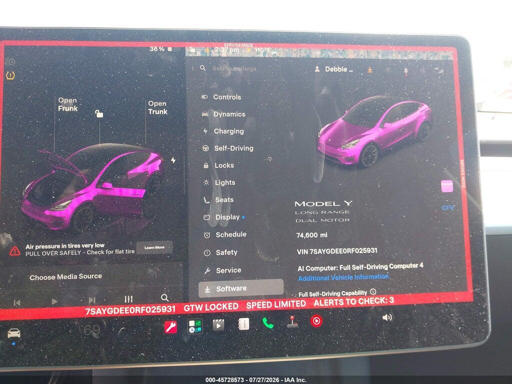 7SAYGDEE0RF025931 2024 TESLA MODEL Y photo no. 7