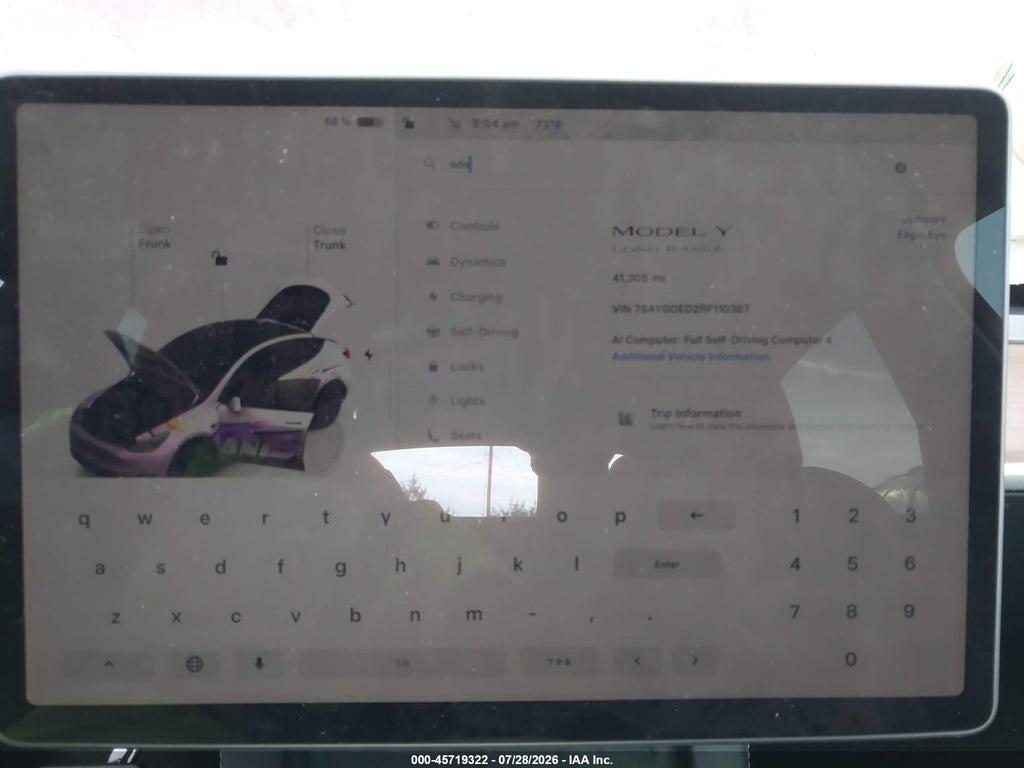 7SAYGDED2RF110387 2024 TESLA MODEL Y photo no. 7