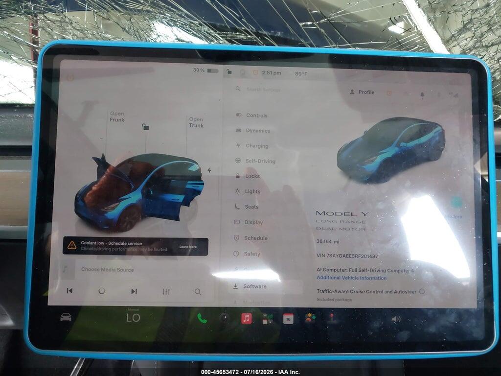 7SAYGAEE5RF201497 2024 TESLA MODEL Y photo no. 7