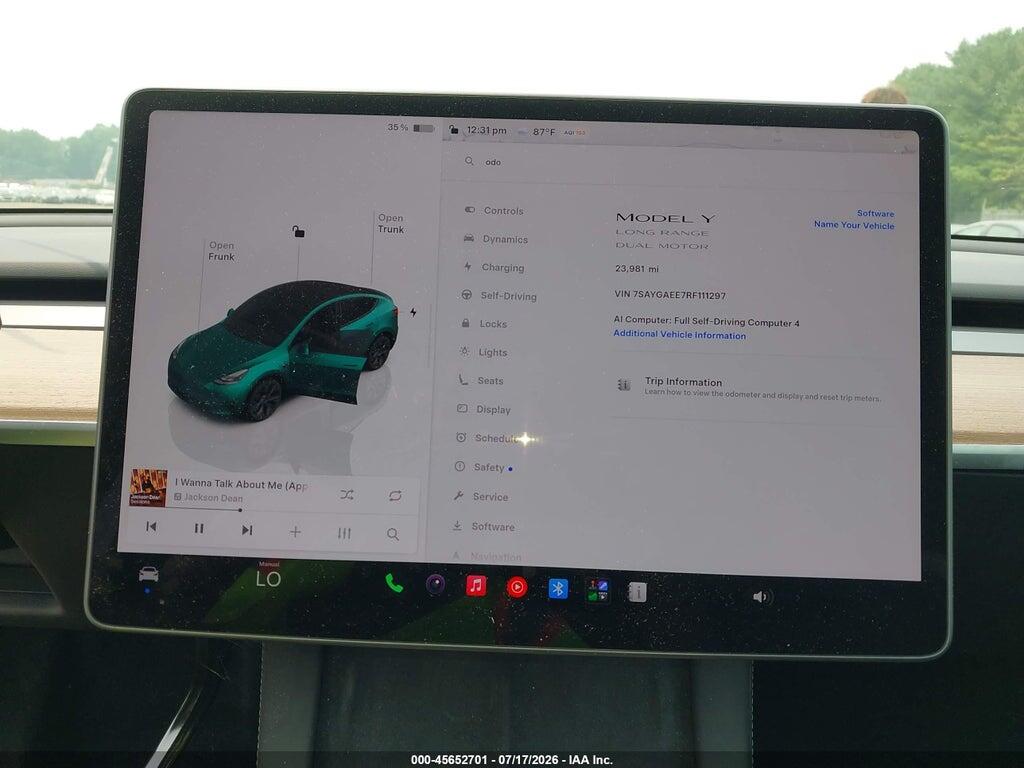 7SAYGAEE7RF111297 2024 TESLA MODEL Y photo no. 7
