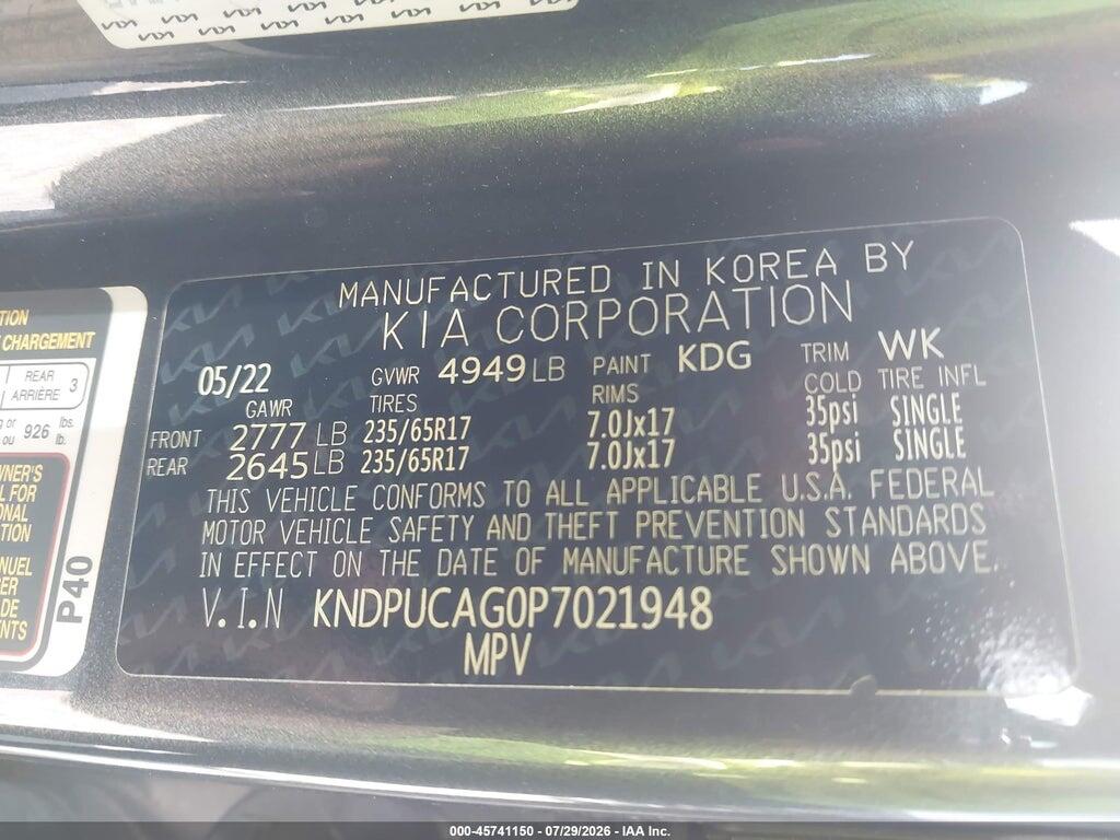 KNDPUCAG0P7021948 2023 KIA SPORTAGE HYBRID photo no. 9