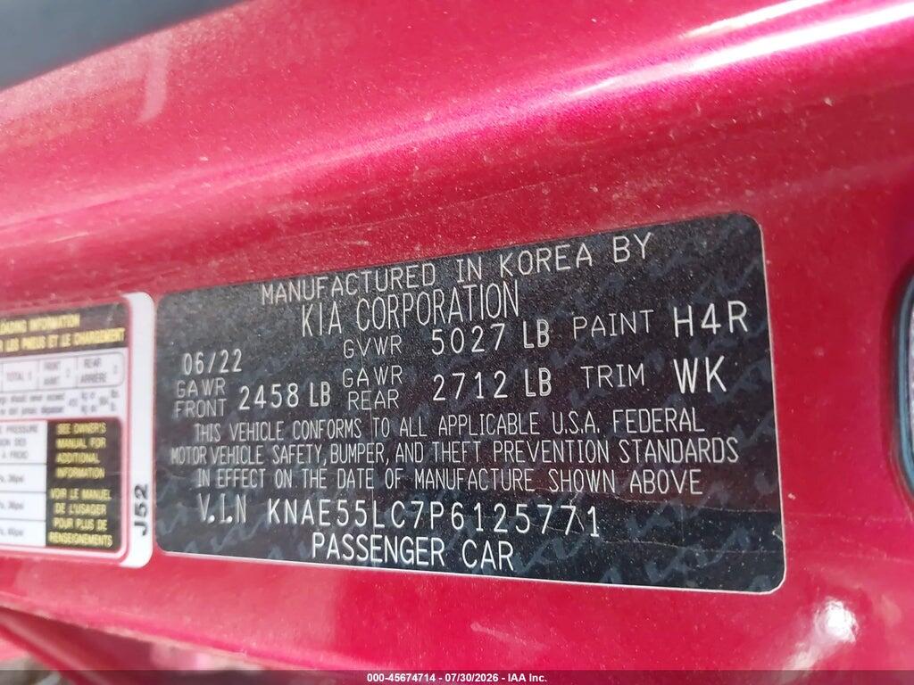 KNAE55LC7P6125771 2023 KIA STINGER photo no. 9