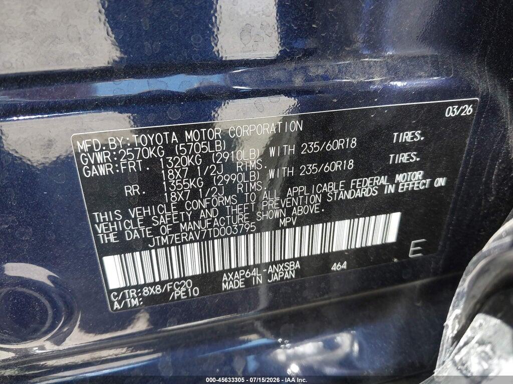 JTM7ERAV7TD003795 2026 TOYOTA RAV4 PLUG-IN HYBRID photo no. 9
