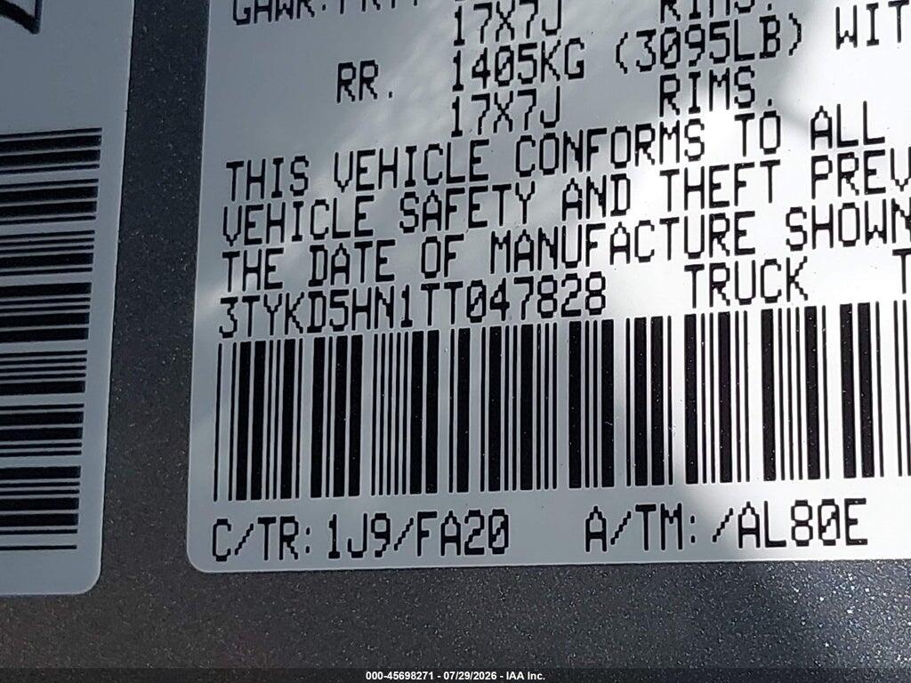 3TYKD5HN1TT047828 2026 TOYOTA TACOMA photo no. 9