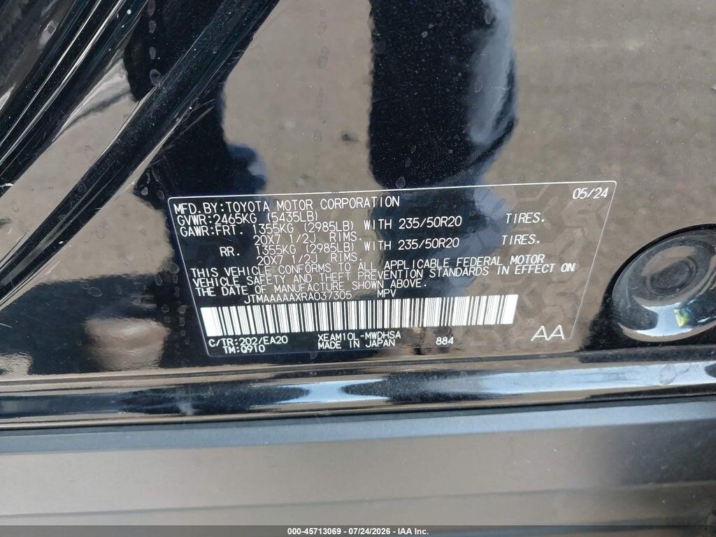 JTMAAAAAXRA037305 2024 TOYOTA BZ4X photo no. 9