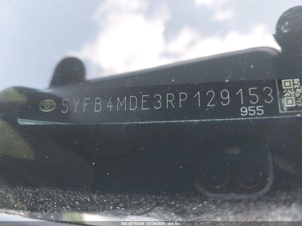5YFB4MDE3RP129153 2024 TOYOTA COROLLA photo no. 9