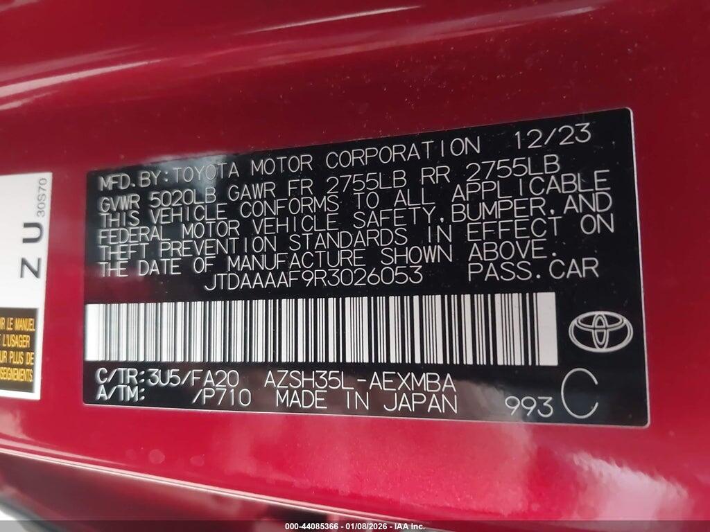 JTDAAAAF9R3026053 2024 TOYOTA CROWN photo no. 9