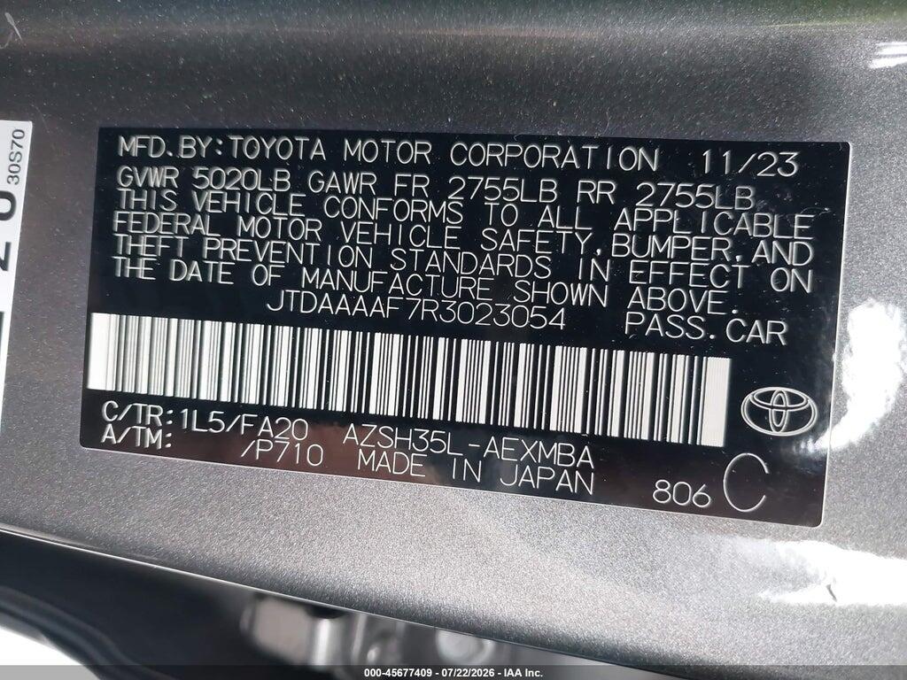 JTDAAAAF7R3023054 2024 TOYOTA CROWN photo no. 9