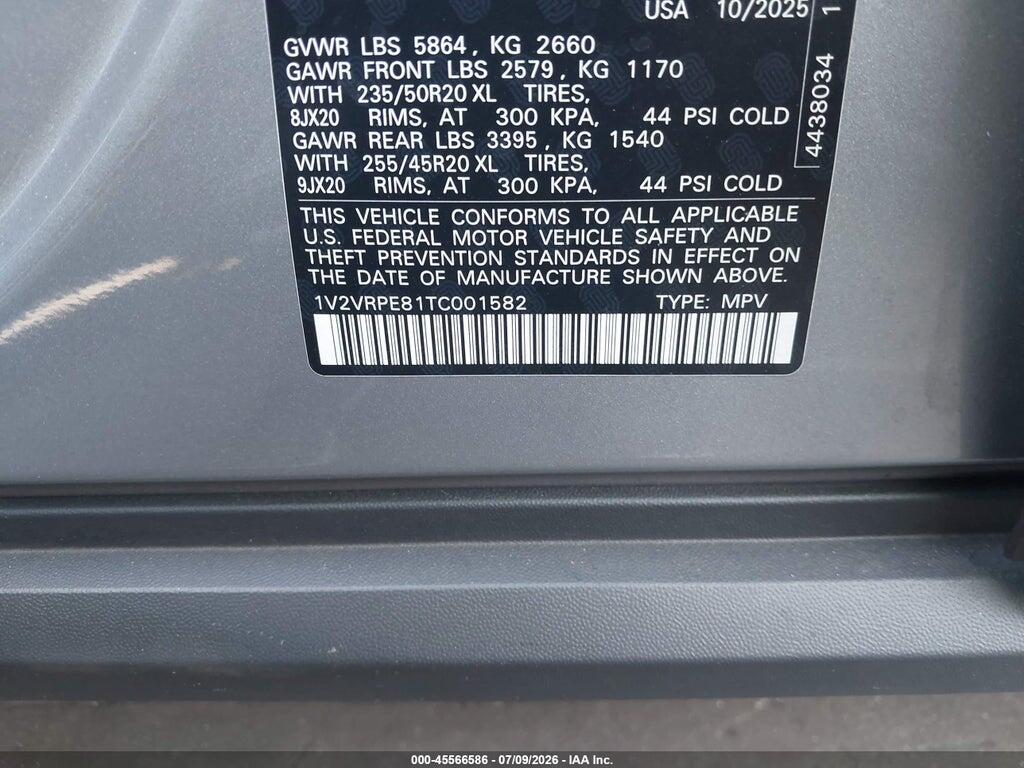 1V2VRPE81TC001582 2026 VOLKSWAGEN ID.4 photo no. 9