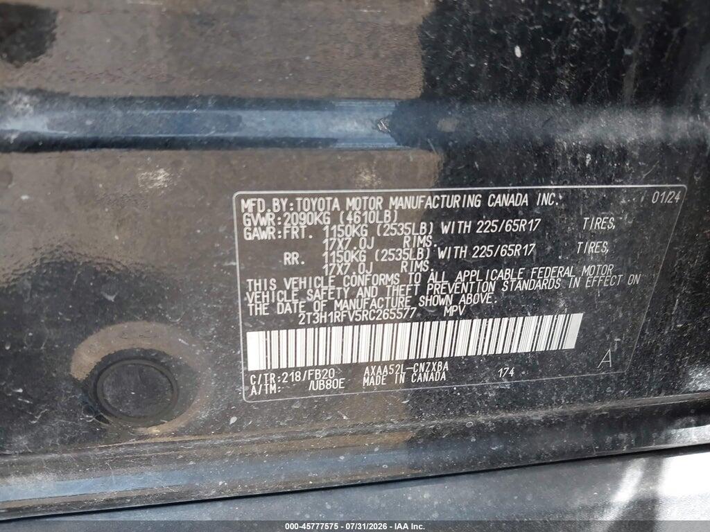 2T3H1RFV5RC265577 2024 TOYOTA RAV4 photo no. 9