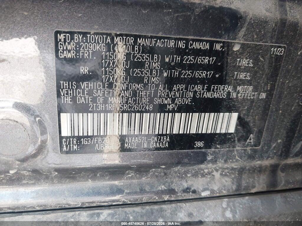 2T3H1RFV5RC260248 2024 TOYOTA RAV4 photo no. 9