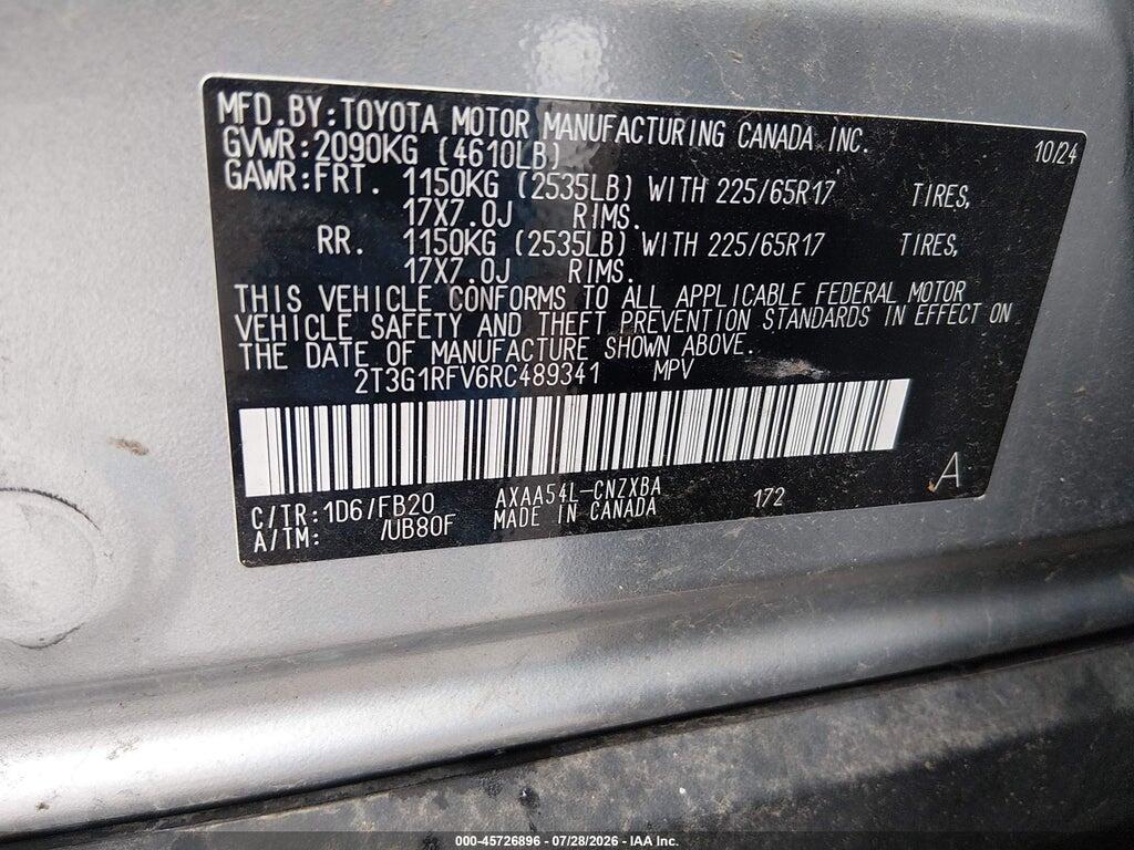2T3G1RFV6RC489341 2024 TOYOTA RAV4 photo no. 9
