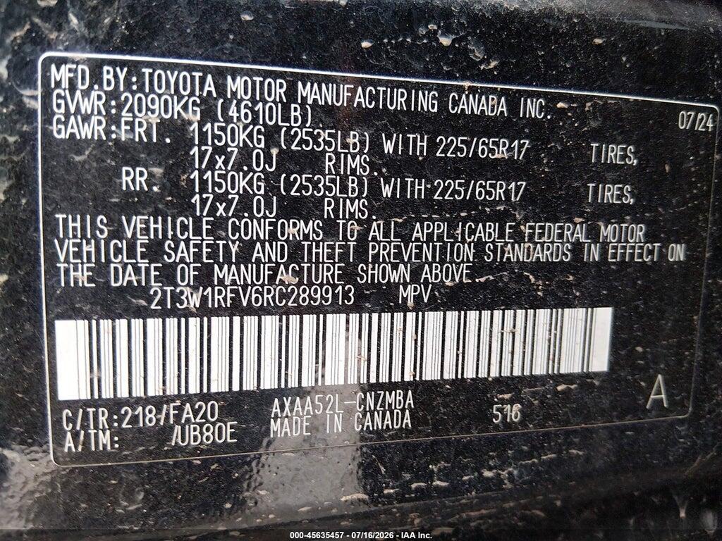 2T3W1RFV6RC289913 2024 TOYOTA RAV4 photo no. 9