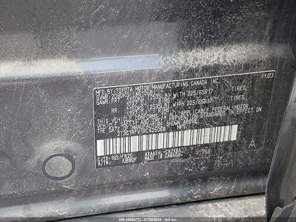 2T3G1RFV1RC405068 2024 TOYOTA RAV4 photo no. 9