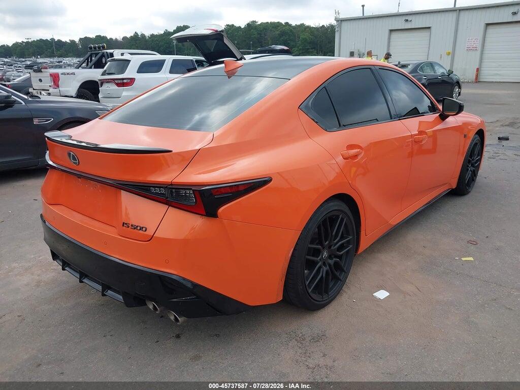 JTHAP1D2XP5002464 2023 LEXUS IS 500 photo no. 4