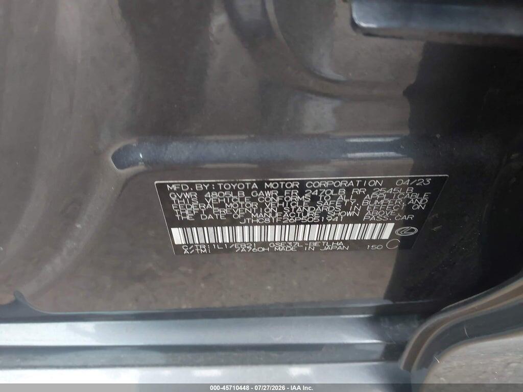 JTHC81F26P5051941 2023 LEXUS IS 300 photo no. 9