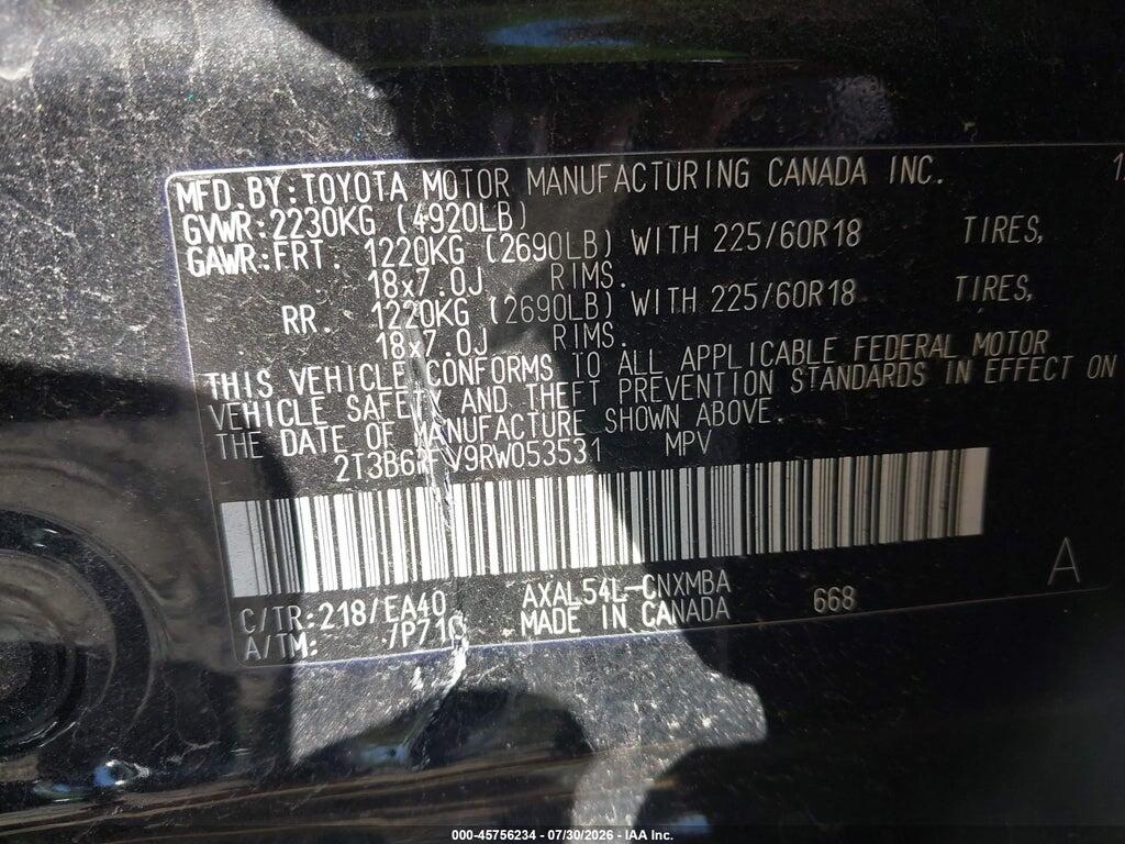 2T3B6RFV9RW053531 2024 TOYOTA RAV4 HYBRID photo no. 9