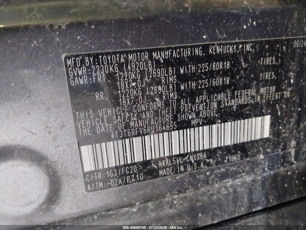 4T3T6RFV6RU164655 2024 TOYOTA RAV4 HYBRID photo no. 9