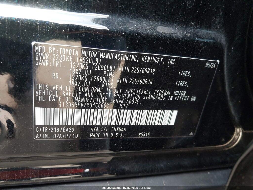 4T3D6RFV7RU160683 2024 TOYOTA RAV4 HYBRID photo no. 9