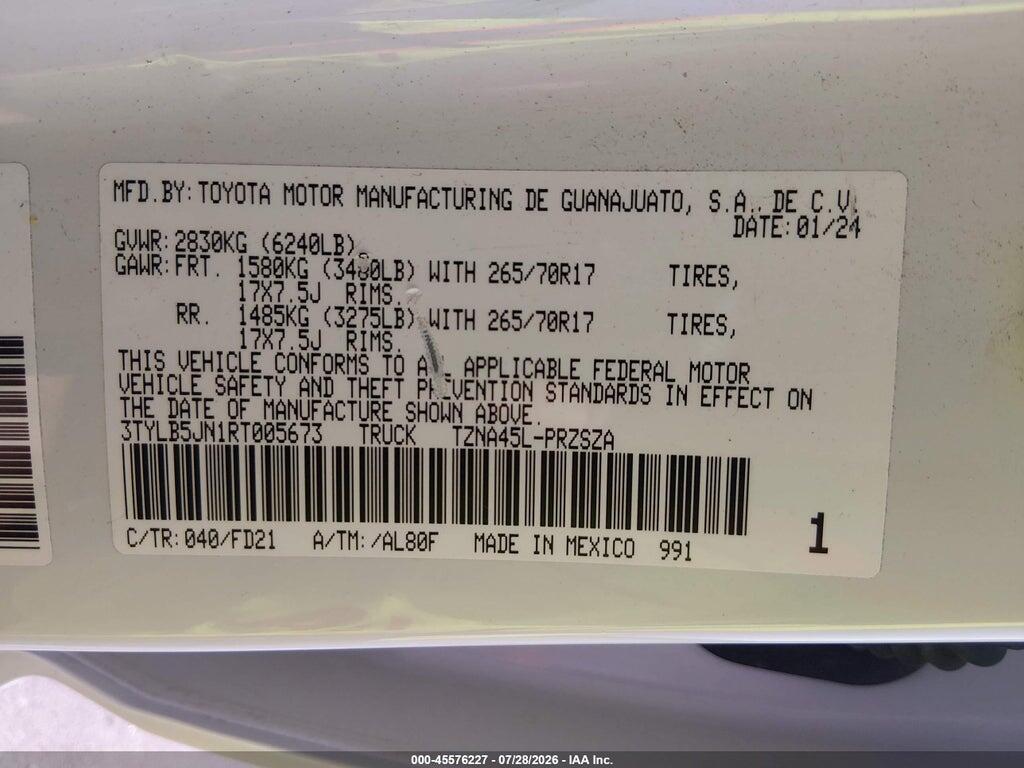 3TYLB5JN1RT005673 2024 TOYOTA TACOMA photo no. 9