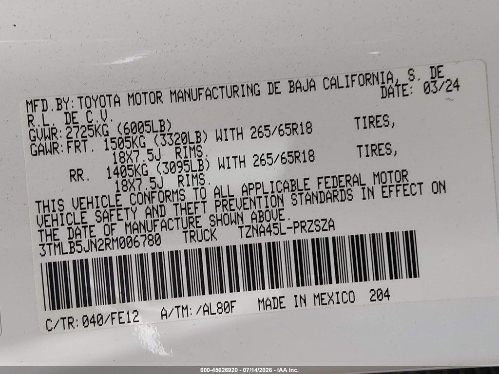 3TMLB5JN2RM006780 2024 TOYOTA TACOMA photo no. 9