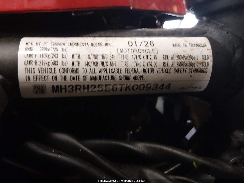 MH3RH25E6TK009344 2026 YAMAHA YFZ320 photo no. 10