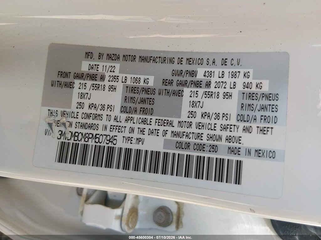 3MVDMBCM8PM507945 2023 MAZDA CX-30 photo no. 9