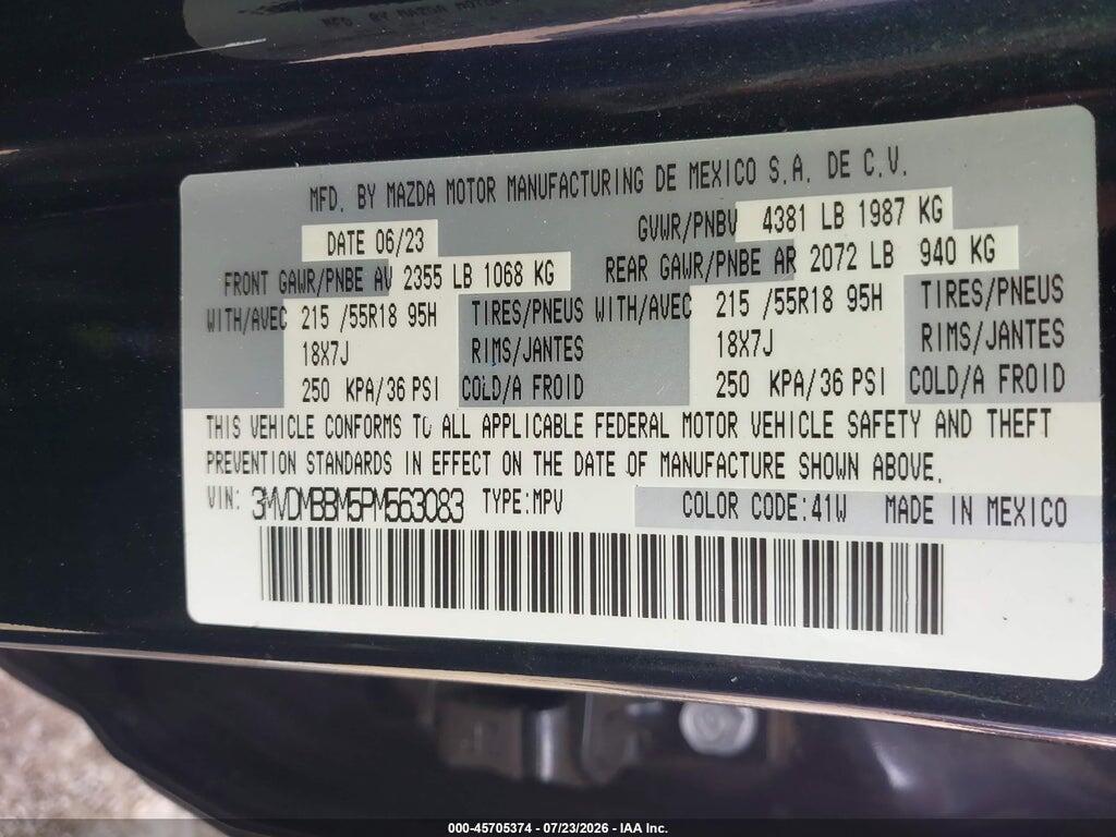 3MVDMBBM5PM563083 2023 MAZDA CX-30 photo no. 9