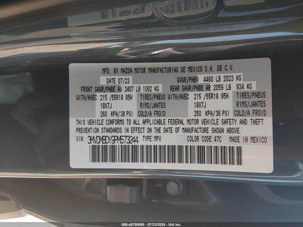 3MVDMBDY9PM573244 2023 MAZDA CX-30 photo no. 9