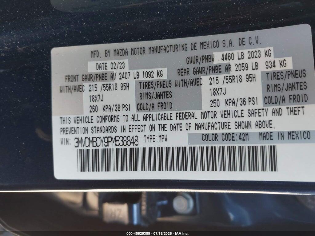 3MVDMBDY9PM538848 2023 MAZDA CX-30 photo no. 9