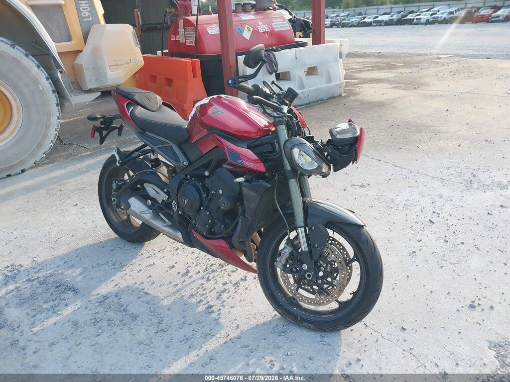 2024 TRIUMPH MOTORCYCLE STREET TRIPLE SMTA614K0RTBU4751