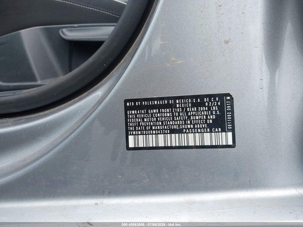 3VWBM7BU0RM043749 2024 VOLKSWAGEN JETTA photo no. 9
