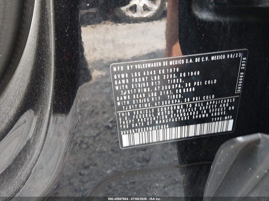 3VV5X7B22RM001624 2024 VOLKSWAGEN TAOS photo no. 9