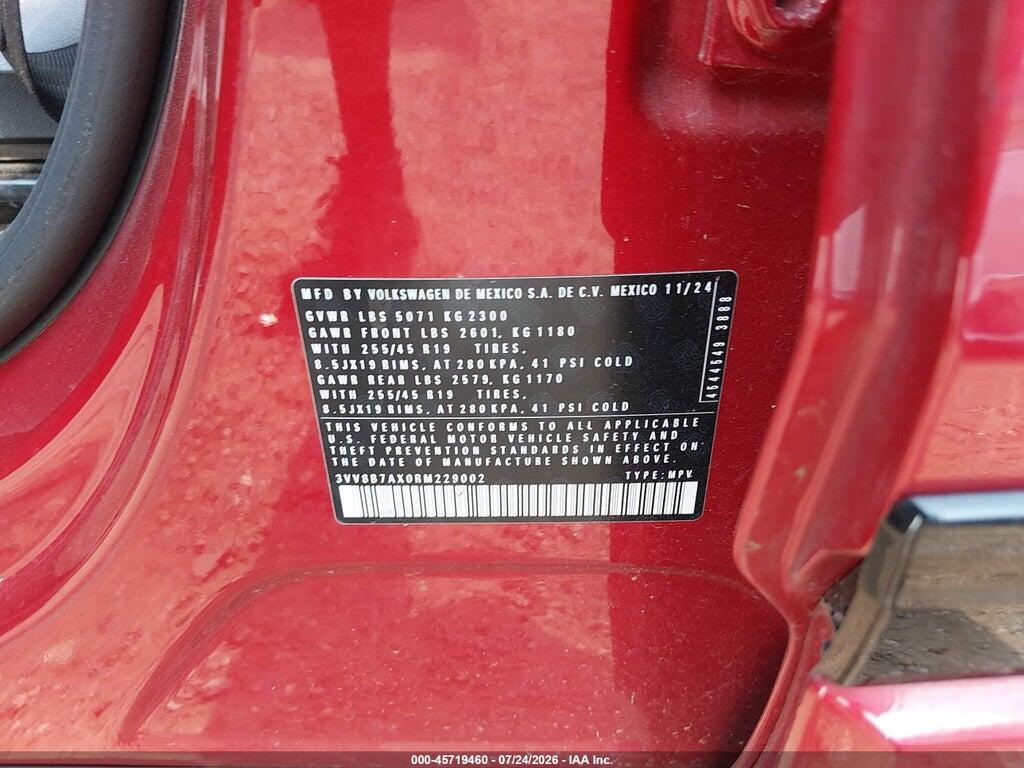 3VV8B7AX0RM229002 2024 VOLKSWAGEN TIGUAN photo no. 9